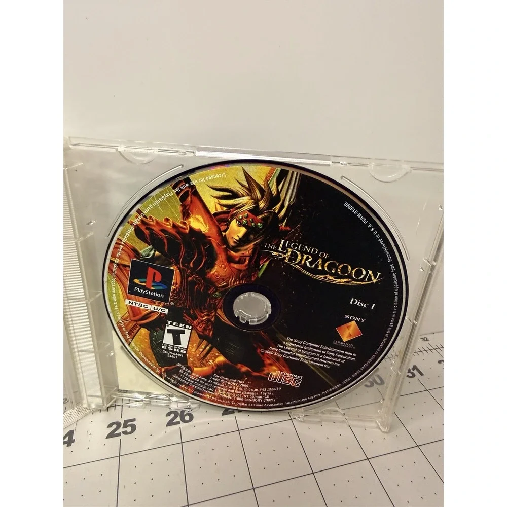 The Legend of Dragoon (Sony PlayStation 1, 2000) PS1 Disc 1 Only